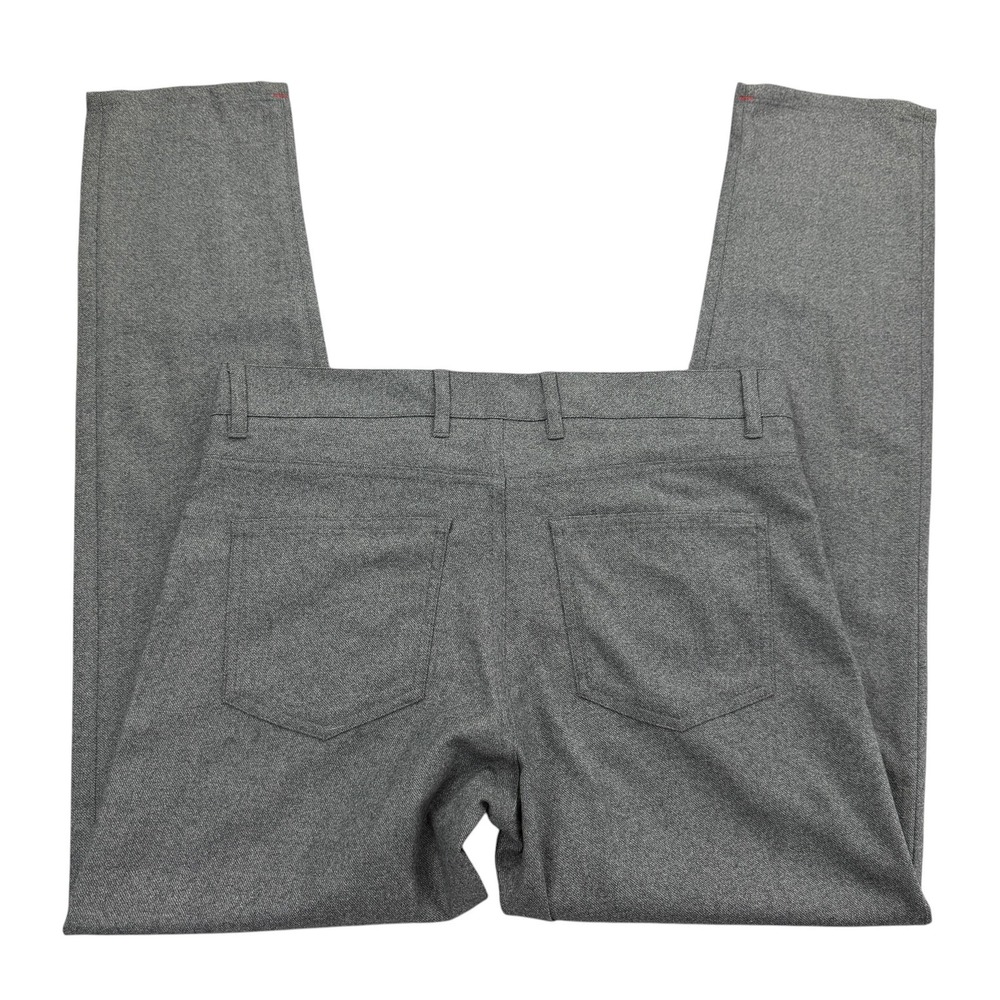 Isaia Napoli Pants Mens 34 X 31 Gray Dress Wool Tweed Slim Pockets Made Italy